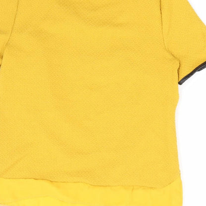 Womens UK Size XS Oasis Yellow Basic T-Shirt