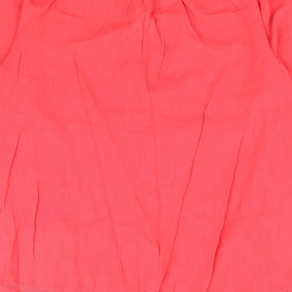 Womens UK Size 14 Bonmarché Red Jersey Blouse