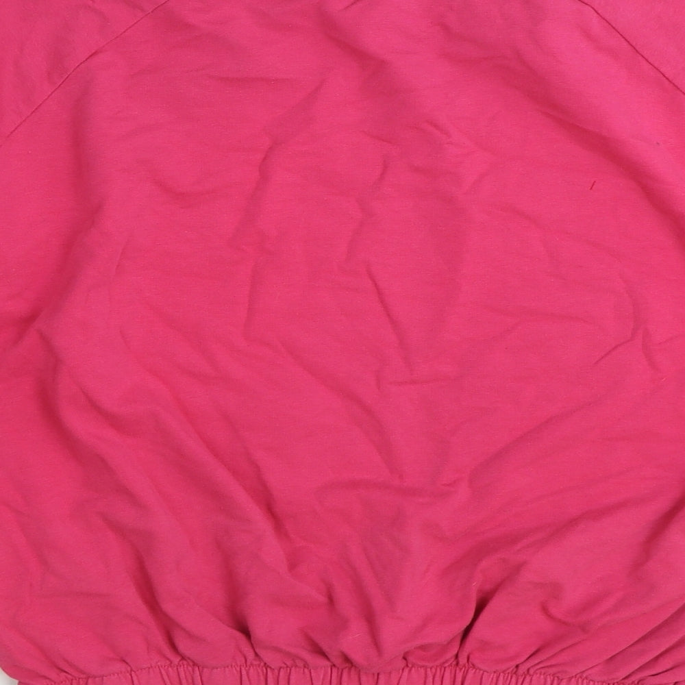 My Vogue Girls Pink Cotton Pullover Sweatshirt Size 14-15 Years Pullover