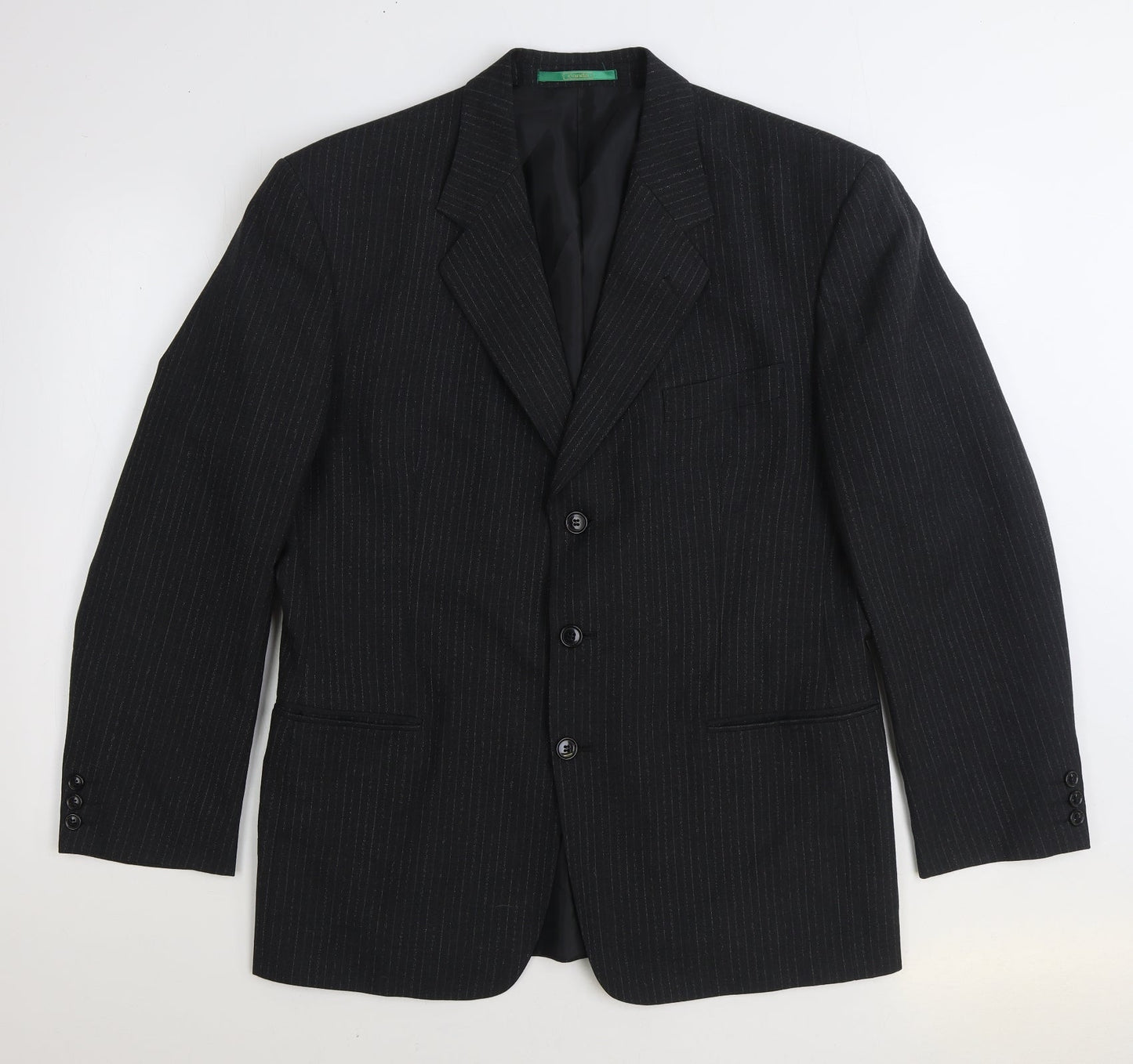 Mens UK Size 40 C&A Regular Black Suit Jacket