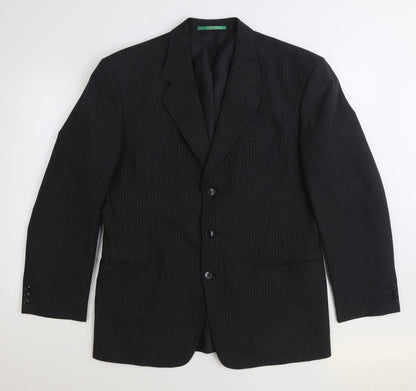 Mens UK Size 40 C&A Regular Black Suit Jacket