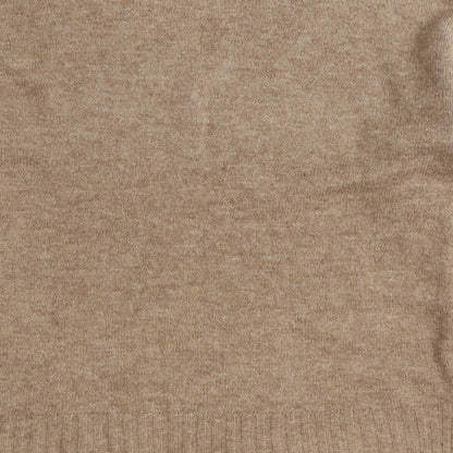 Primark Womens Brown V-Neck Acrylic Pullover Jumper Size XS