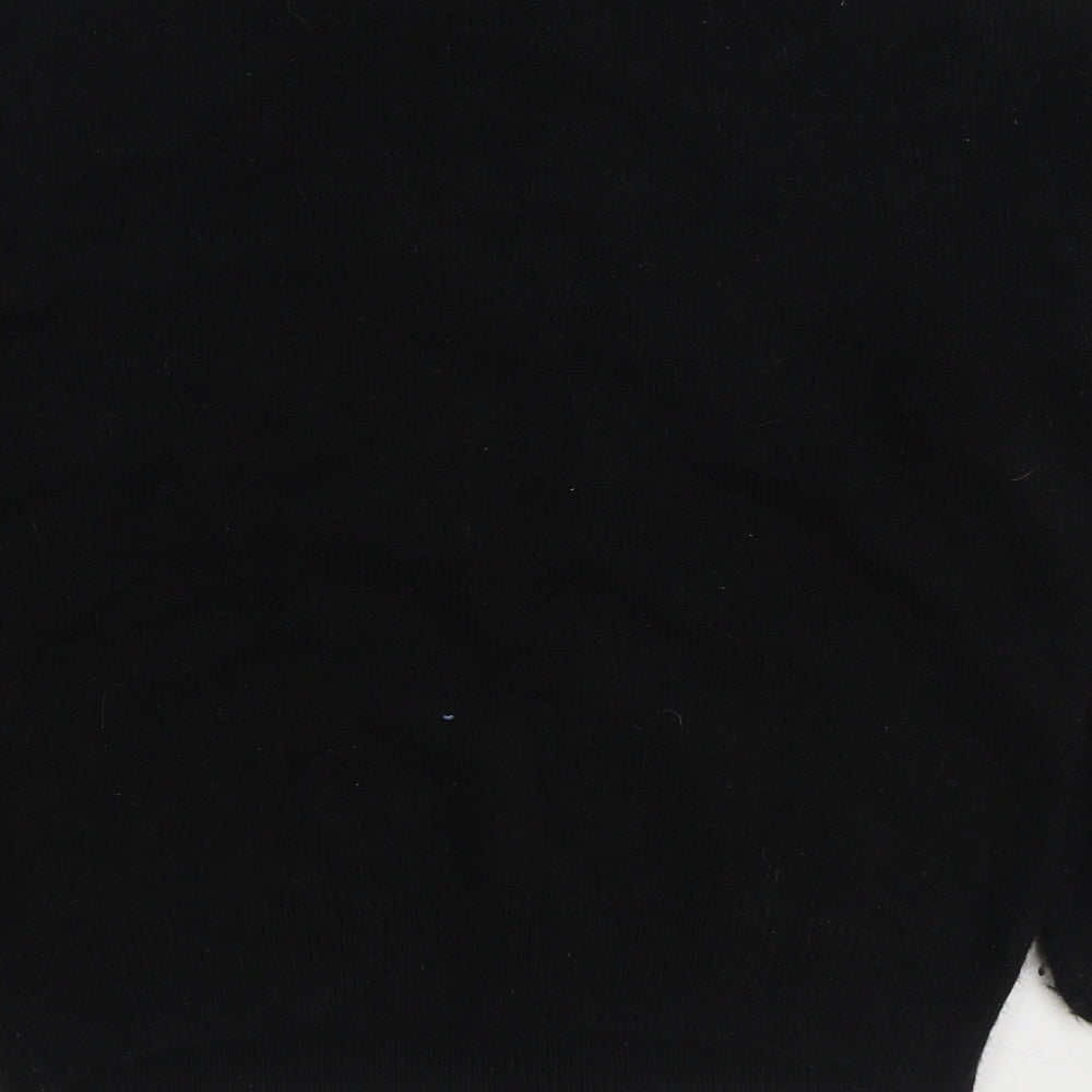 Womens UK Size S Papaya Black Pullover Jumper