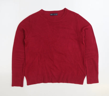 Womens UK Size 12 Marks and Spencer Pink Pullover Jumper
