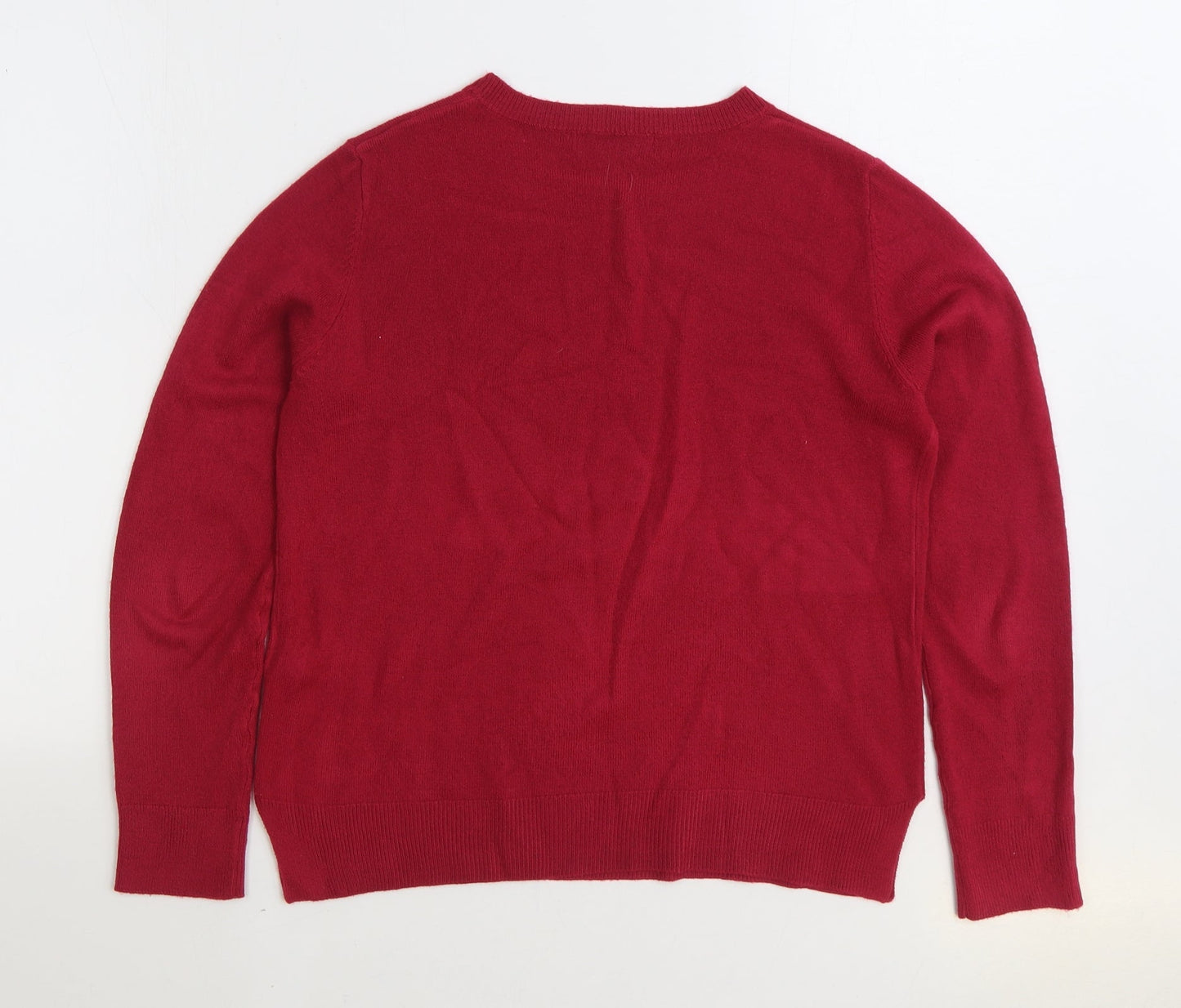 Womens UK Size 12 Marks and Spencer Pink Pullover Jumper