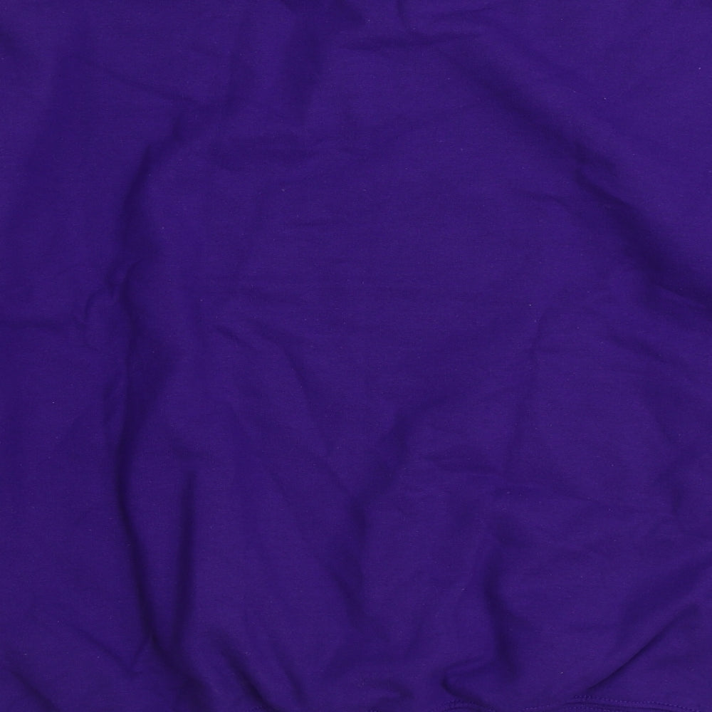 Mens UK Size M Gildan Purple Pullover Sweatshirt