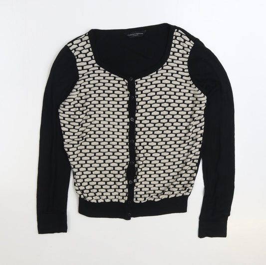 Womens UK Size 12 Dorothy Perkins Black Cardigan Jumper