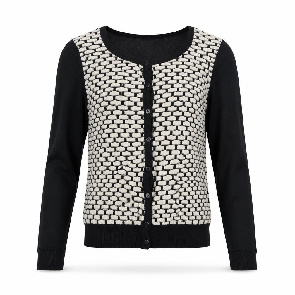 Womens UK Size 12 Dorothy Perkins Black Cardigan Jumper