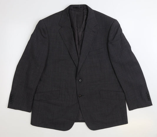 Autograph Mens Grey Wool Jacket Suit Jacket Size 44