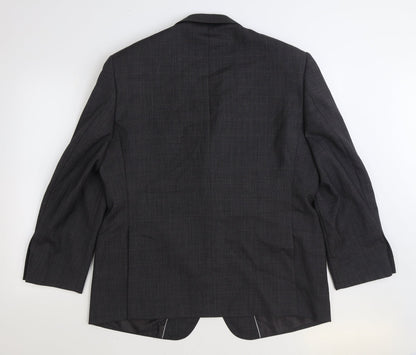 Autograph Mens Grey Wool Jacket Suit Jacket Size 44
