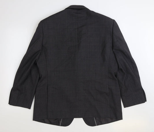 Autograph Mens Grey Wool Jacket Suit Jacket Size 44