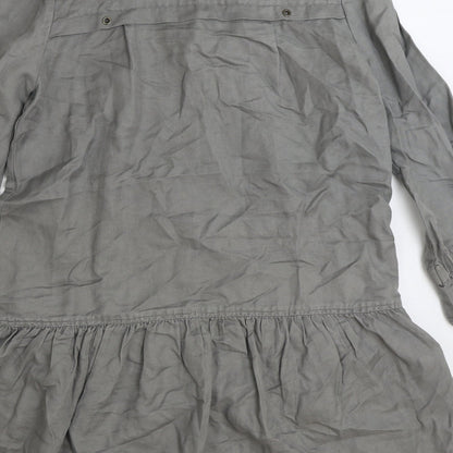 Marks and Spencer Womens Grey Jacket Size 10 Button