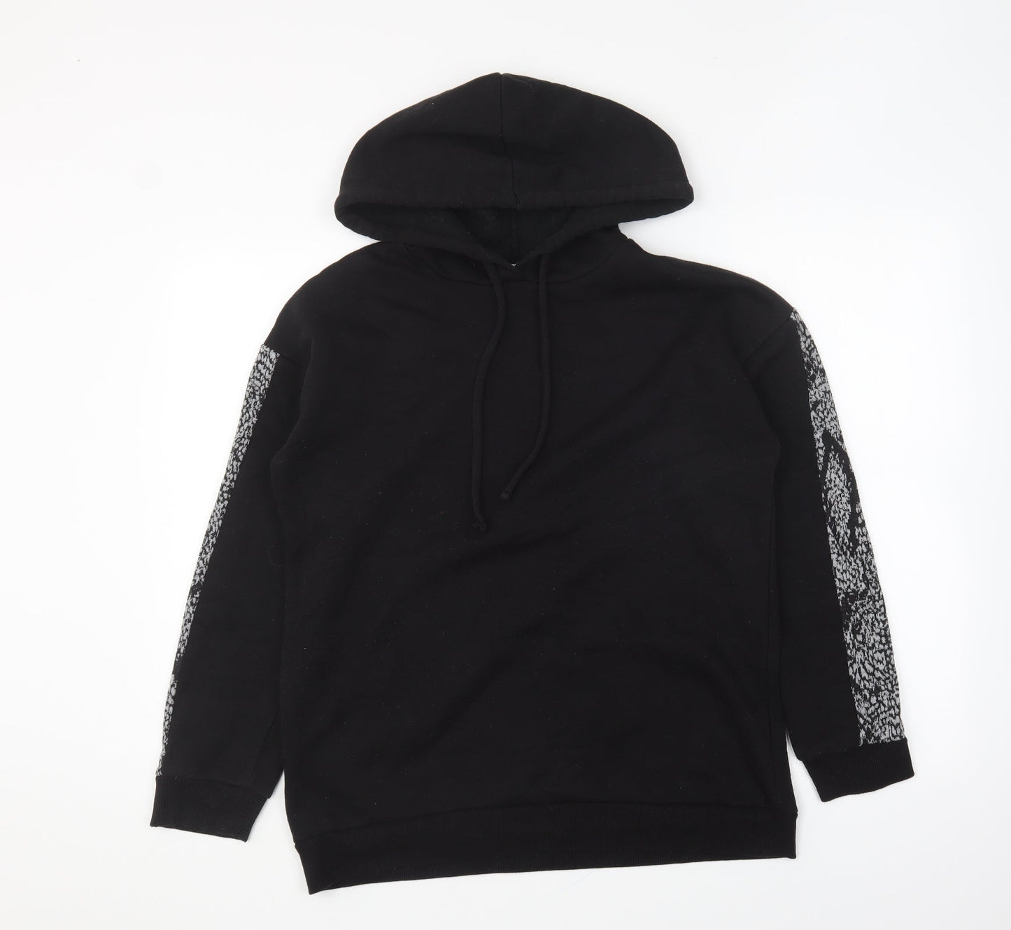Papaya Womens Black Polyester Pullover Hoodie Size M Pullover