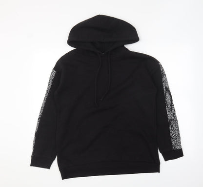 Papaya Womens Black Polyester Pullover Hoodie Size M Pullover
