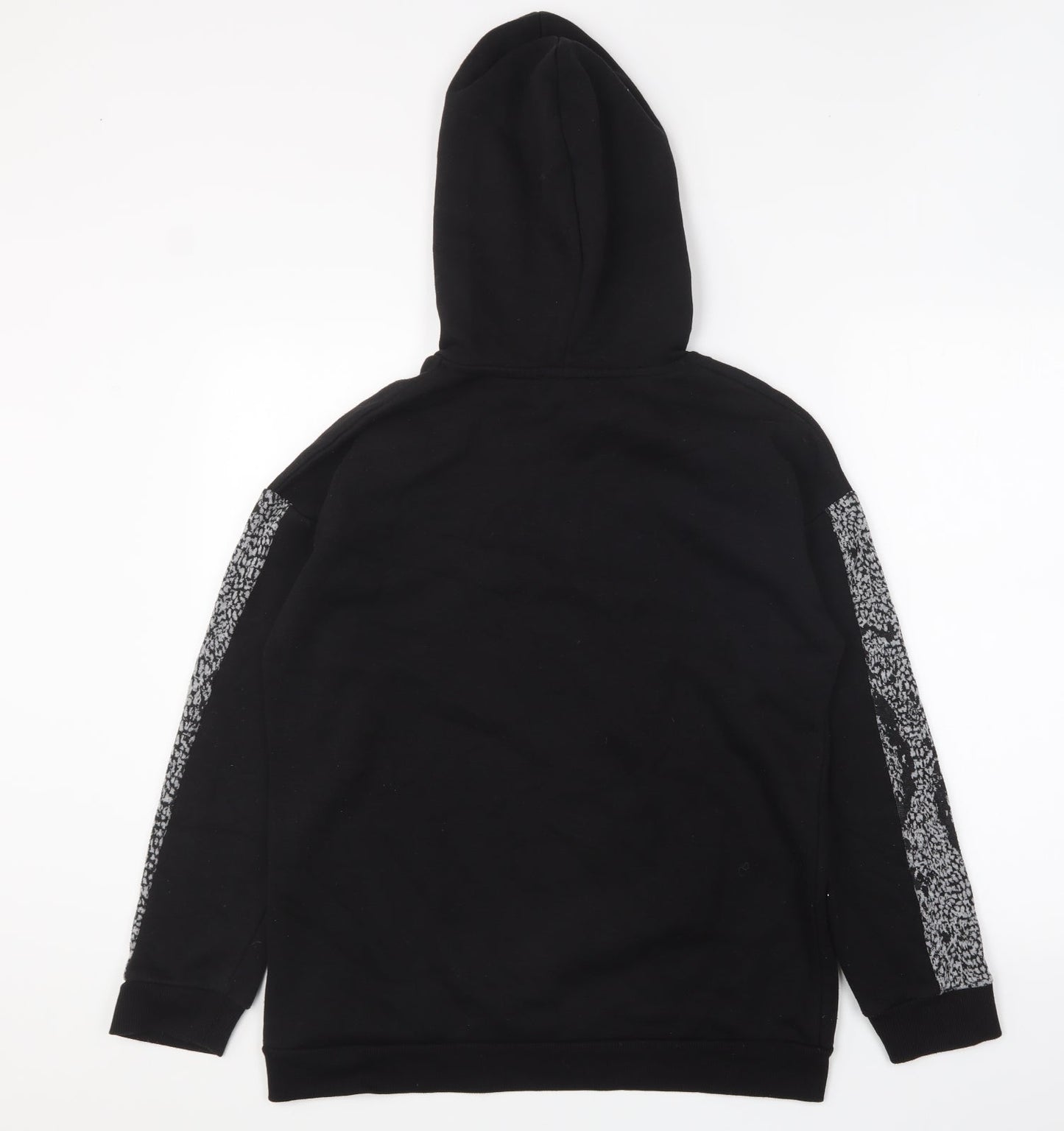 Papaya Womens Black Polyester Pullover Hoodie Size M Pullover