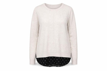 Womens UK Size 14 F&F Ivory Pullover Jumper