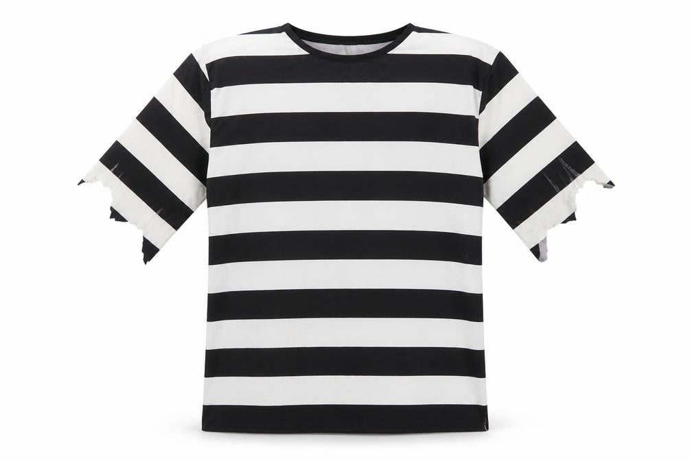 Mens UK Size One Size Preworn Black  T-Shirt