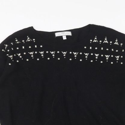 Womens UK Size 12 NEXT Black Pullover Jumper