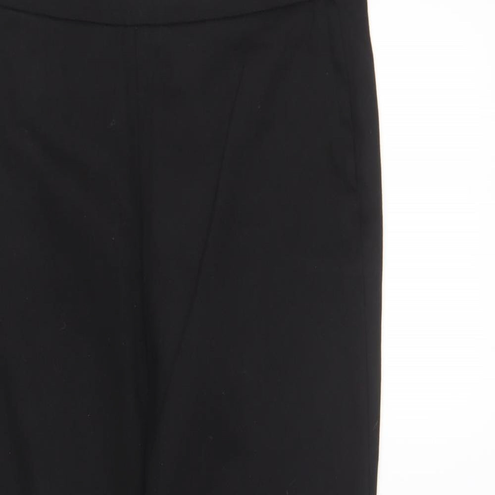 Womens UK Size 12 Savida Regular Fit Capri Black Trousers