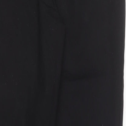 Womens UK Size 12 Savida Regular Fit Capri Black Trousers