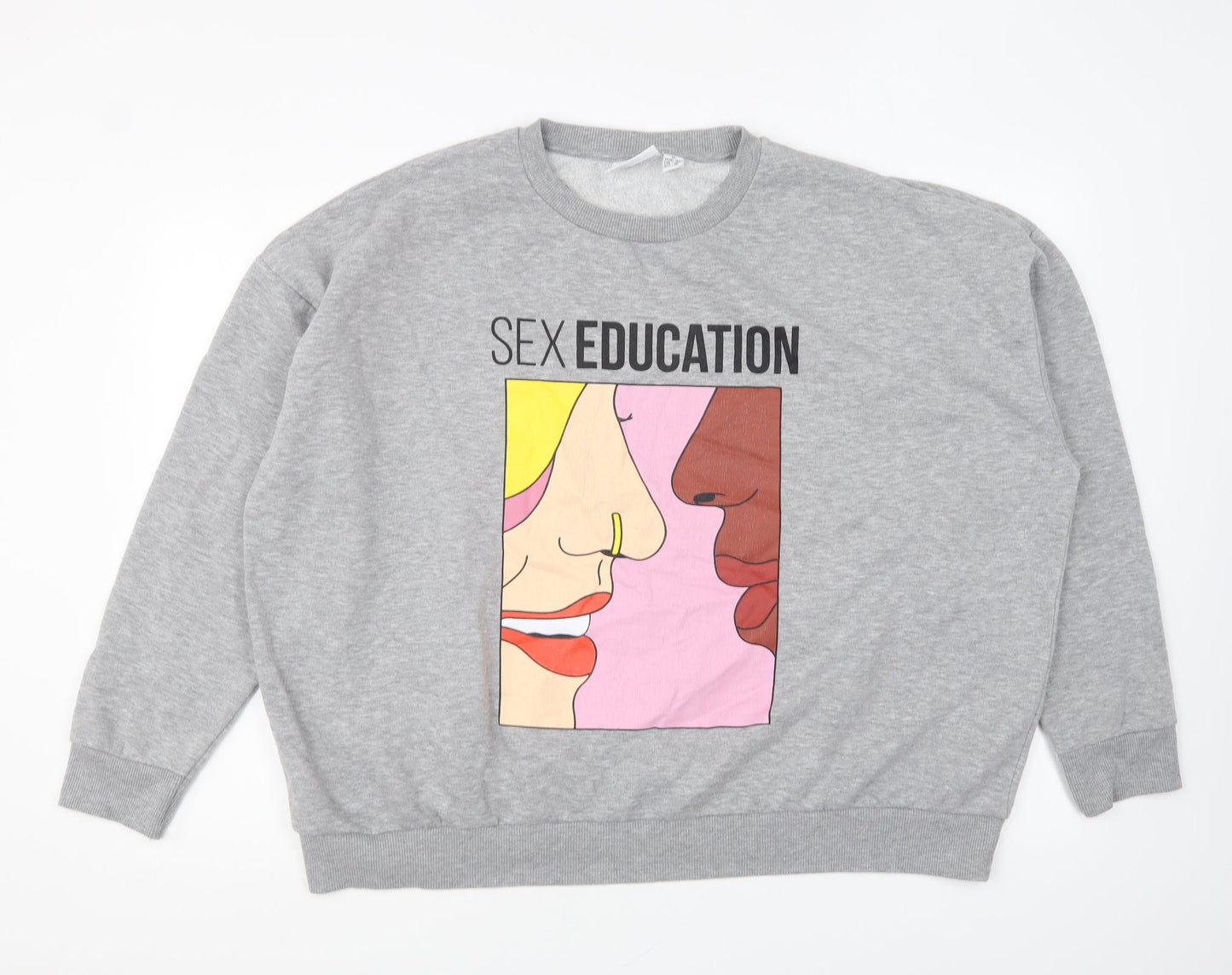 Primark Womens Grey Polyester Pullover Sweatshirt Size XL Pullover - Sex Education