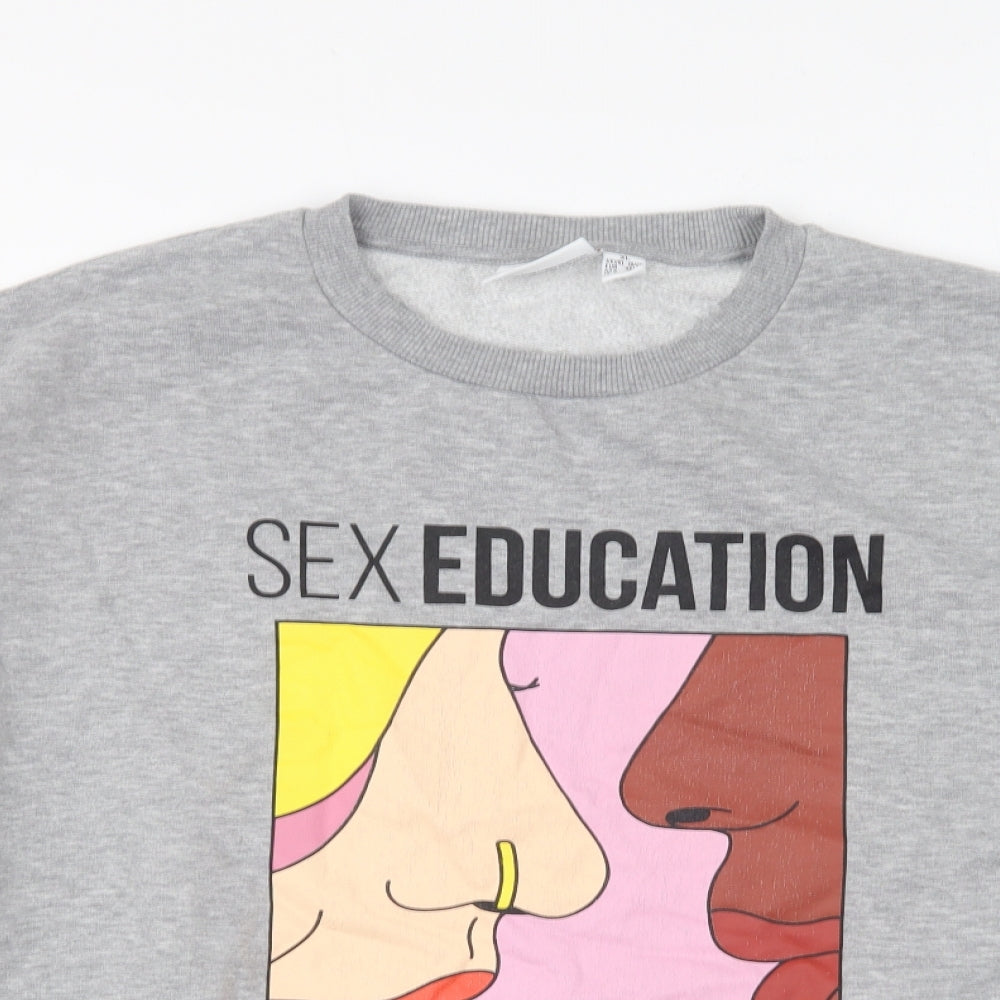 Primark Womens Grey Polyester Pullover Sweatshirt Size XL Pullover - Sex Education