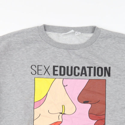 Primark Womens Grey Polyester Pullover Sweatshirt Size XL Pullover - Sex Education