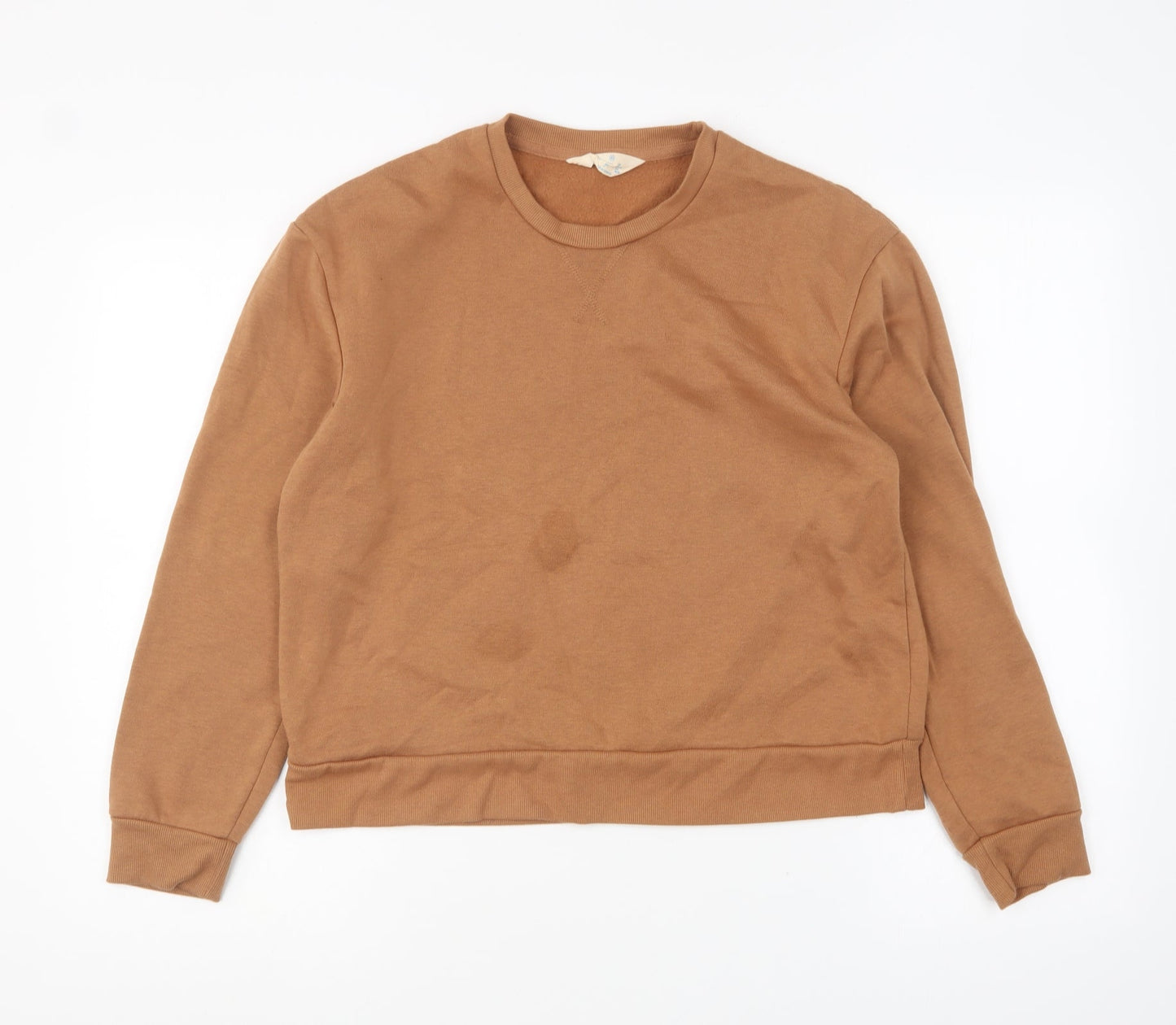 Primark Womens Brown Cotton Pullover Sweatshirt Size XS Pullover