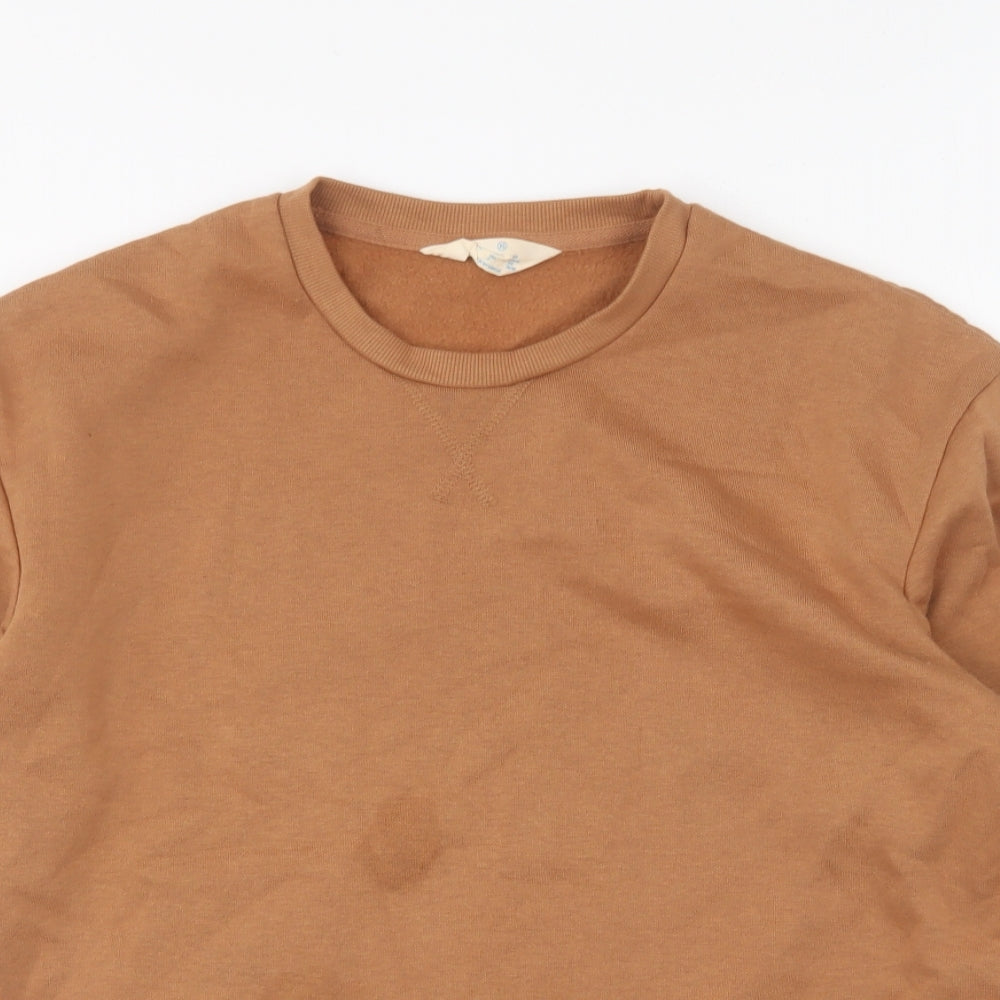 Primark Womens Brown Cotton Pullover Sweatshirt Size XS Pullover
