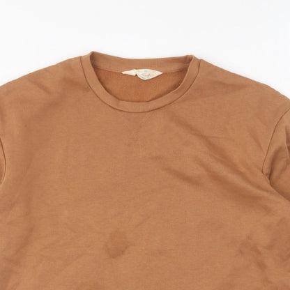 Primark Womens Brown Cotton Pullover Sweatshirt Size XS Pullover