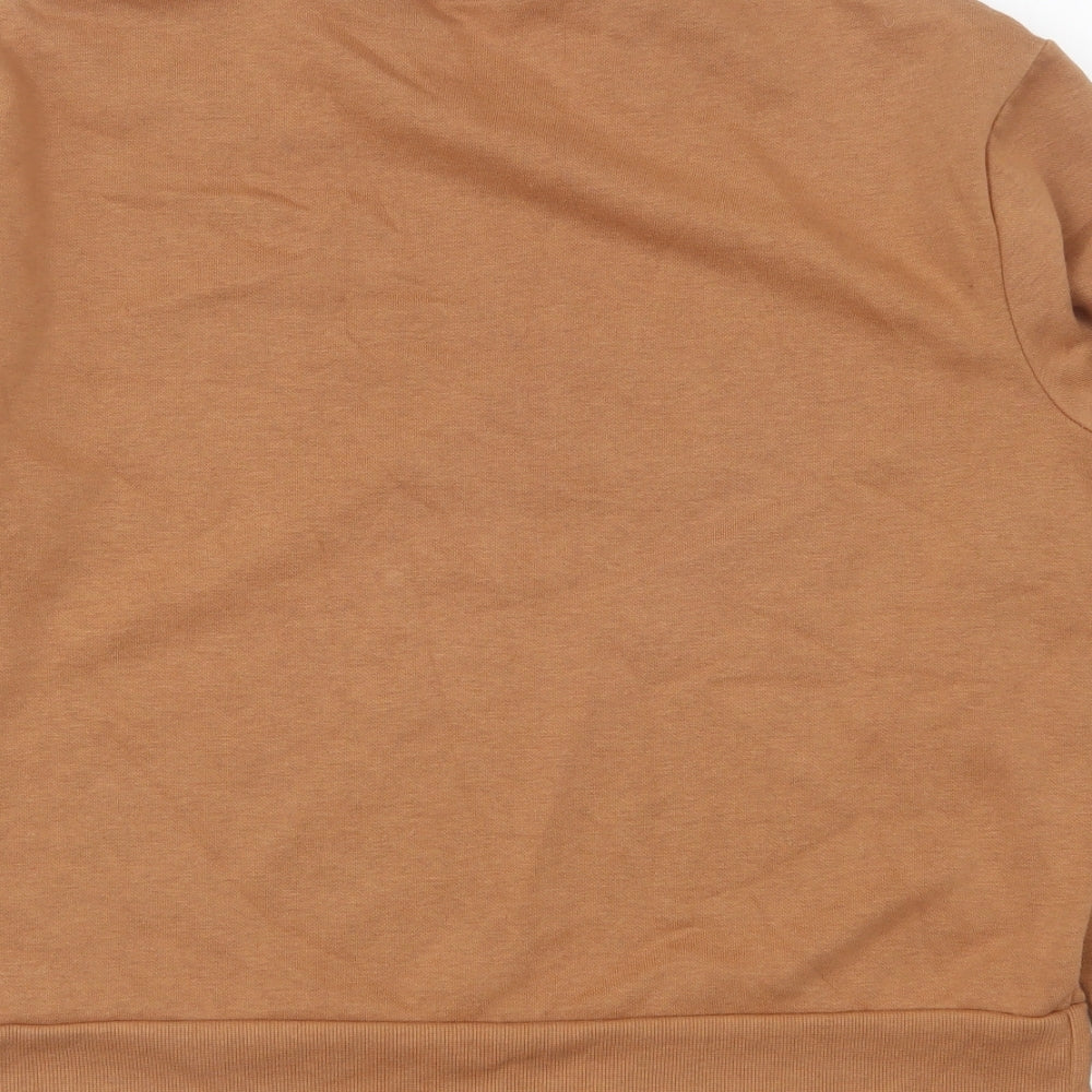 Primark Womens Brown Cotton Pullover Sweatshirt Size XS Pullover