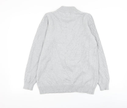 Womens UK Size 14 Bonmarché Grey Pullover Jumper