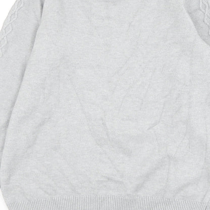Womens UK Size 14 Bonmarché Grey Pullover Jumper