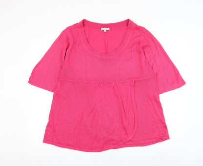 Womens UK Size 16 Tommy & Kate Pink Pullover Jumper