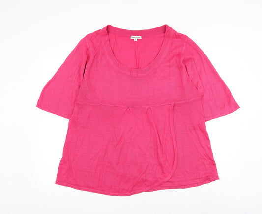 Womens UK Size 16 Tommy & Kate Pink Pullover Jumper