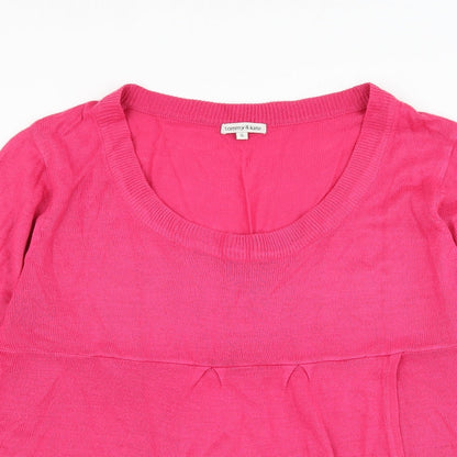 Womens UK Size 16 Tommy & Kate Pink Pullover Jumper