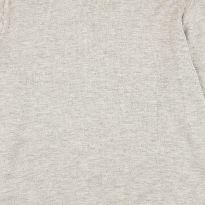 Armando Mens Brown V-Neck Geometric Acrylic Pullover Jumper Size L