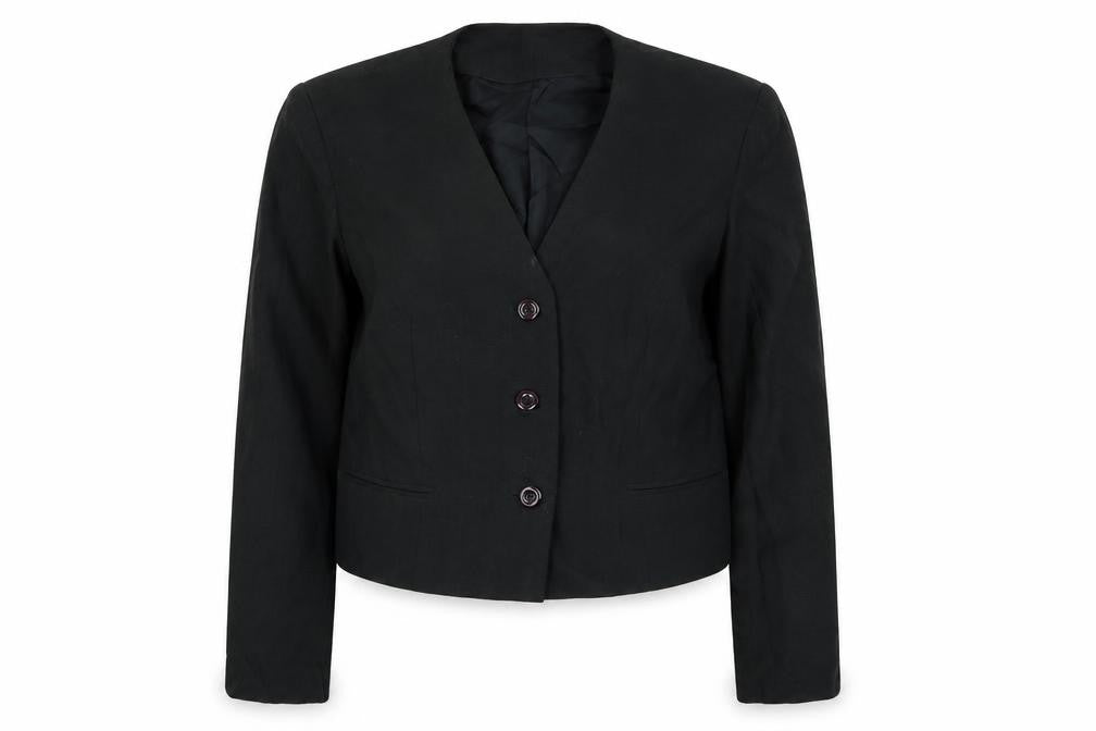 Womens UK Size M Preworn Black Jacket