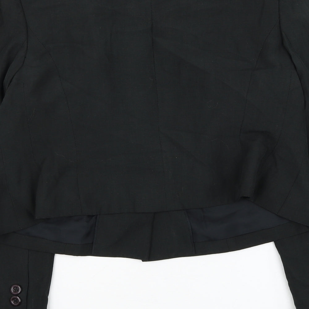 Womens UK Size M Preworn Black Jacket