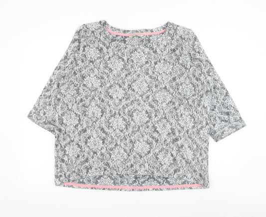 Womens UK Size 18 Marks and Spencer Grey Pullover Jumper