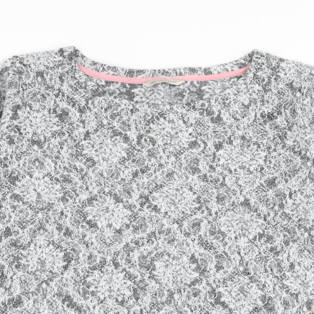 Womens UK Size 18 Marks and Spencer Grey Pullover Jumper