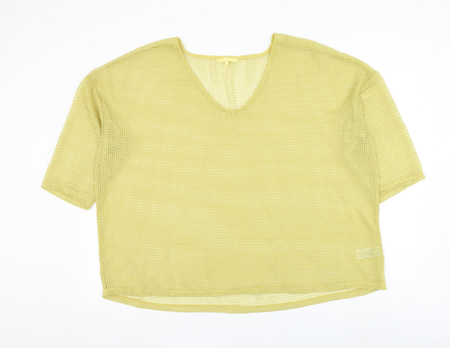 Womens UK Size 20 NEXT Yellow Pullover Jumper