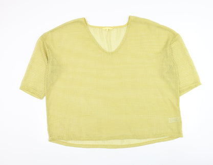 Womens UK Size 20 NEXT Yellow Pullover Jumper