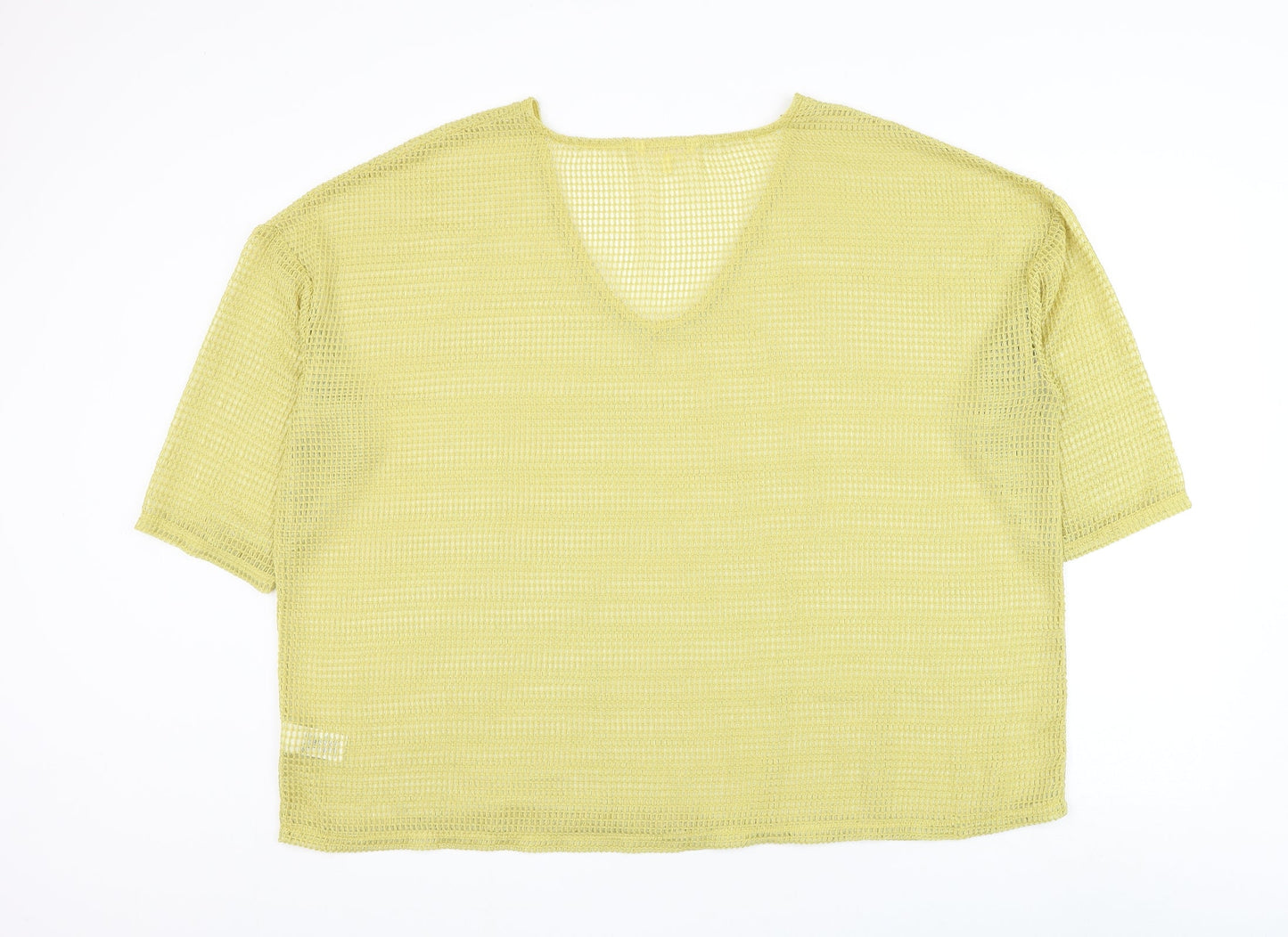 Womens UK Size 20 NEXT Yellow Pullover Jumper
