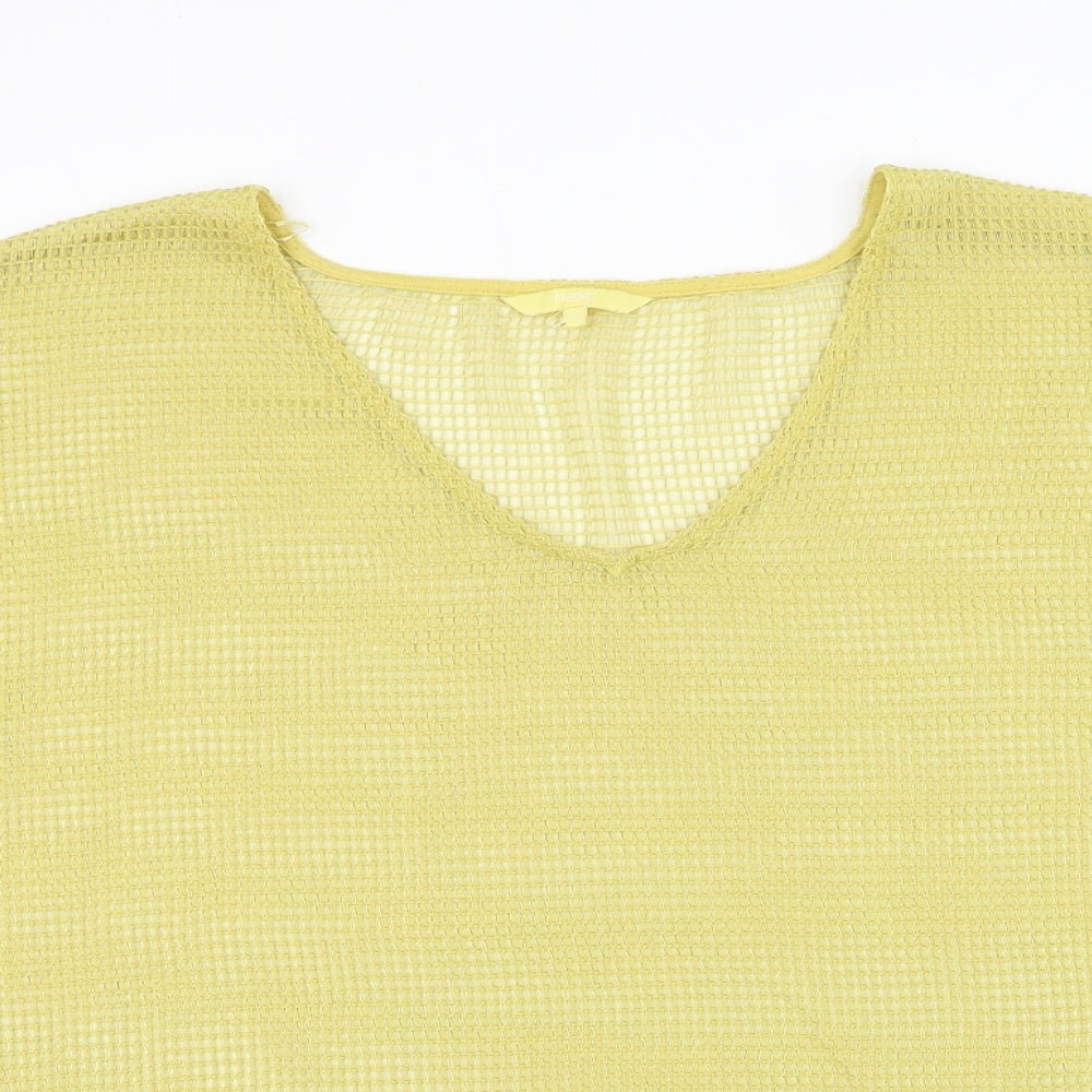 Womens UK Size 20 NEXT Yellow Pullover Jumper