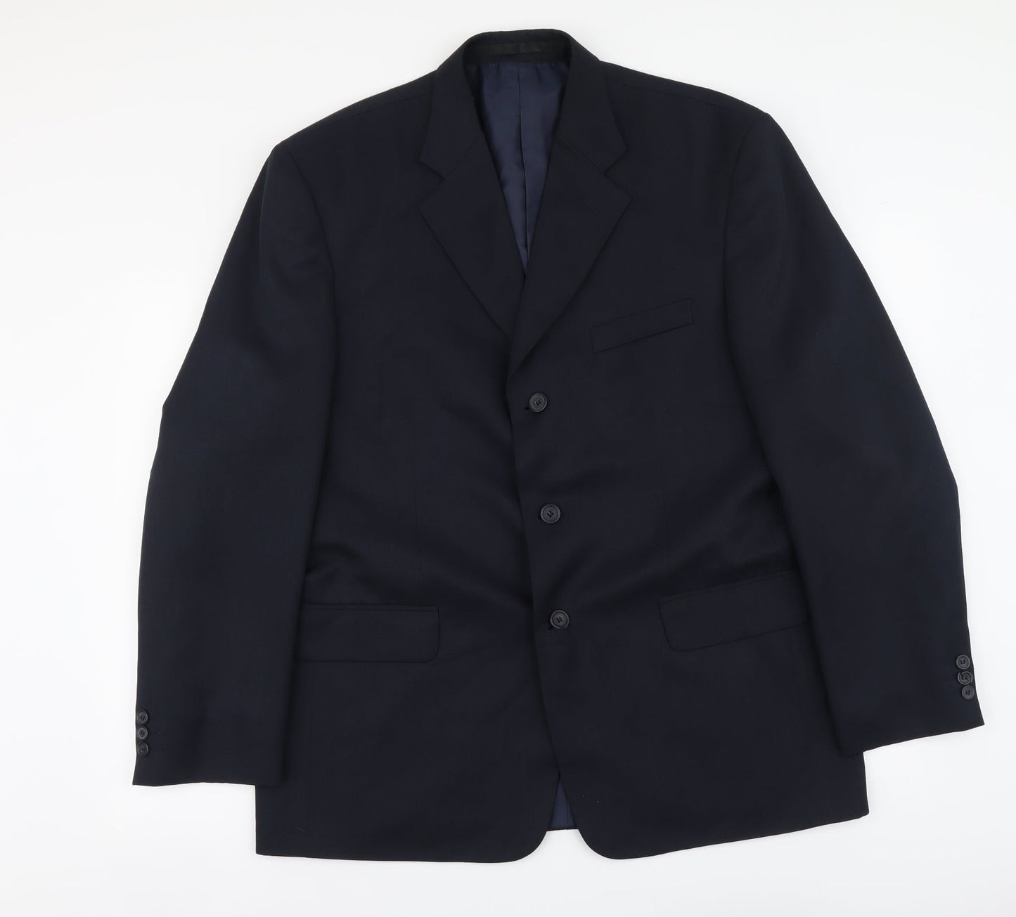 Mens UK Size L Savatini Regular Blue Suit Jacket