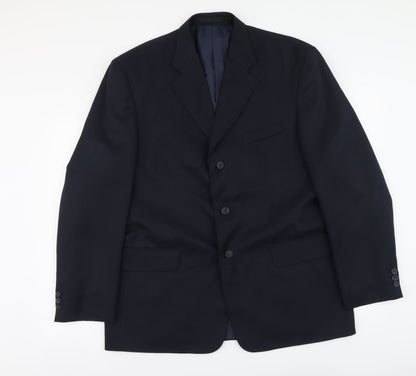 Mens UK Size L Savatini Regular Blue Suit Jacket