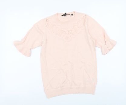 Womens UK Size 10 Dorothy Perkins Pink Pullover Jumper