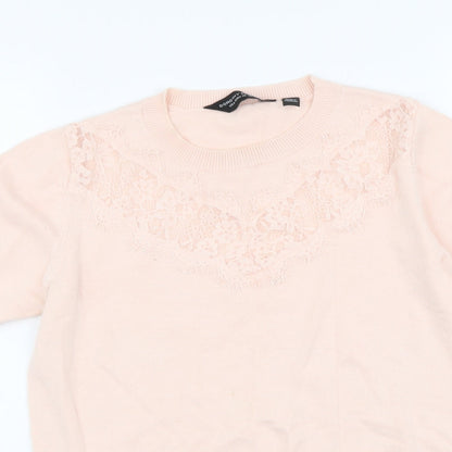 Womens UK Size 10 Dorothy Perkins Pink Pullover Jumper