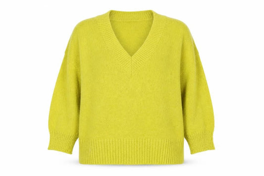 Womens UK Size 10 TU Yellow Pullover Jumper
